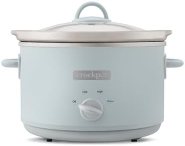 Crock-Pot 4.5 Quart Manual Slow Cooker – Macaroon Blue Original C156