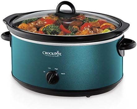 Crock-Pot 7 Quart Manual Slow Cooker – Turquoise Original C168