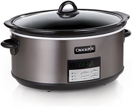 Crock-Pot 8 Quart Programmable Slow Cooker with Auto Warm Reserve C186