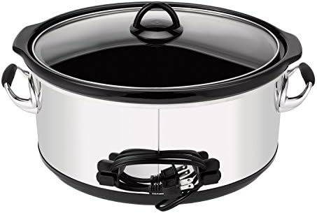 Crock-Pot 7 Quart Programmable Slow Cooker – Polished Platinum Signature C128