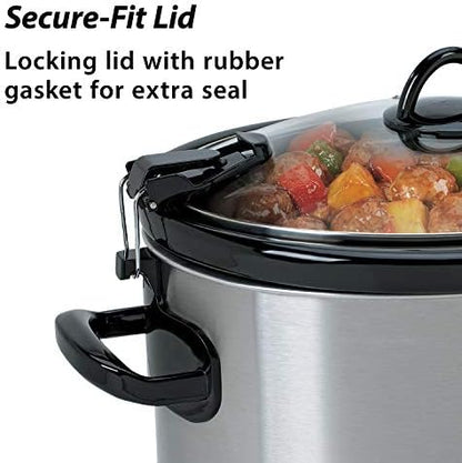 Crock-Pot Cook & Carry 6 Quart Portable Slow Cooker Reserve C162