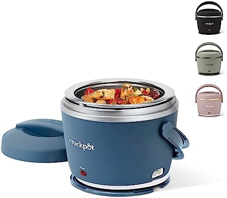 Crock-Pot Electric Lunch Box Food Warmer 20oz – Faded Blue Select C113