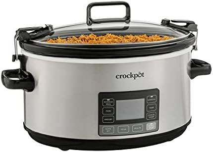 Crock-Pot 7 Quart Portable Programmable Slow Cooker with Timer Select C193