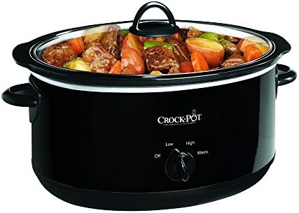 Crock-Pot 8 Quart Manual Slow Cooker – Black Plus C145