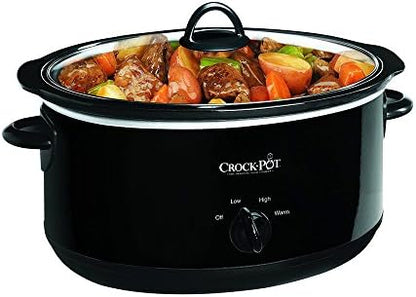 Crock-Pot 8 Quart Manual Slow Cooker – Black Plus C145