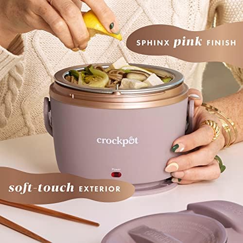 Crock-Pot Electric Lunch Box Food Warmer 20oz – Blush Pink Select C129