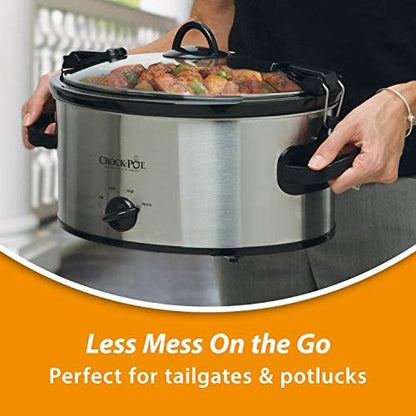 Crock-Pot Cook & Carry 6 Quart Portable Slow Cooker Reserve C162