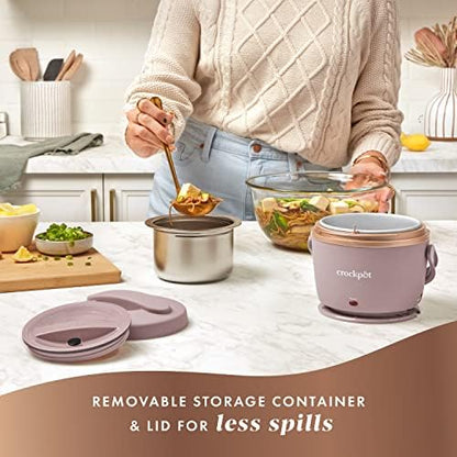 Crock-Pot Electric Lunch Box Food Warmer 20oz – Blush Pink Select C129