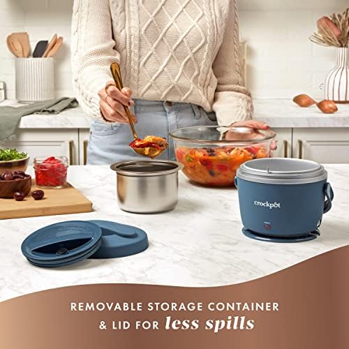Crock-Pot Electric Lunch Box Food Warmer 20oz – Faded Blue Select C113