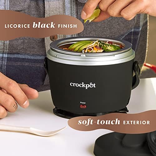 Crock-Pot Electric Lunch Box Food Warmer 20oz – Black Daily C136