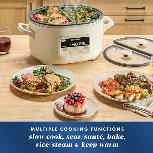 Crock-Pot MultiMeal Multicooker with Programmable Slow Cooker Classic C164