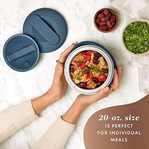 Crock-Pot Electric Lunch Box Food Warmer 20oz – Faded Blue Select C113
