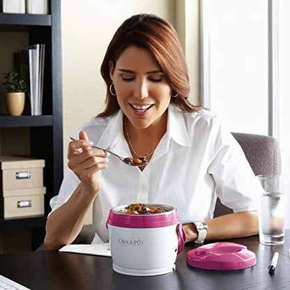 Crock-Pot Lunch Crock Portable Food Warmer 20oz – Pink Signature C170