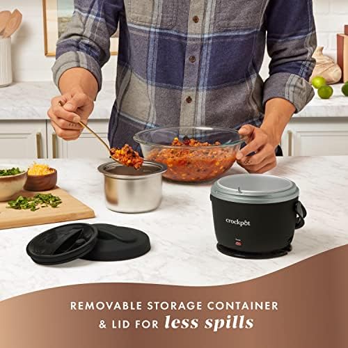 Crock-Pot Electric Lunch Box Food Warmer 20oz – Black Daily C136