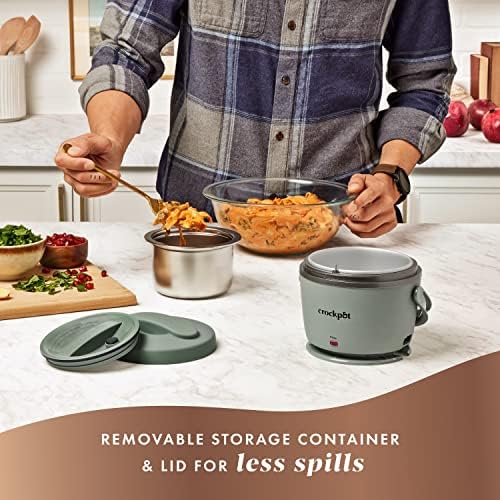 Crock-Pot Portable Electric Lunch Box Food Warmer – Green Signature C135