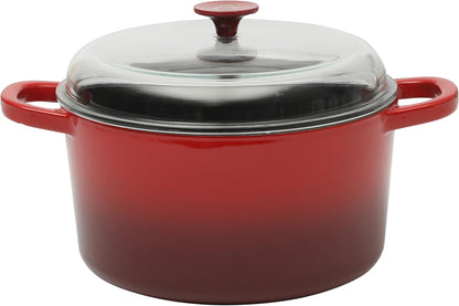 Crock-Pot 3 Quart Enameled Cast Iron Dutch Oven – Aqua Classic C171