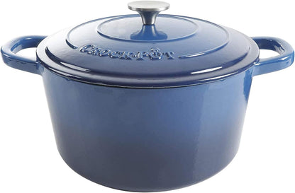 Crock-Pot 3 Quart Enameled Cast Iron Dutch Oven – Aqua Classic C171