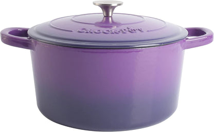 Crock-Pot 3 Quart Enameled Cast Iron Dutch Oven – Aqua Classic C171