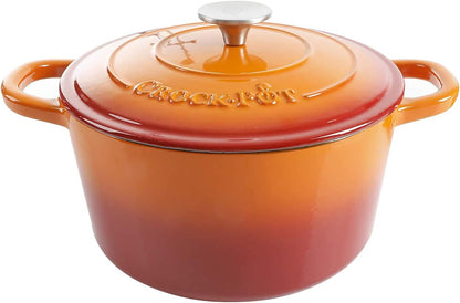Crock-Pot 3 Quart Enameled Cast Iron Dutch Oven – Aqua Classic C171