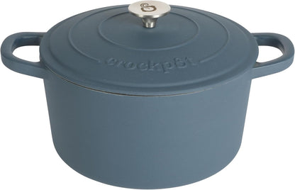 Crock-Pot 3 Quart Enameled Cast Iron Dutch Oven – Aqua Classic C171