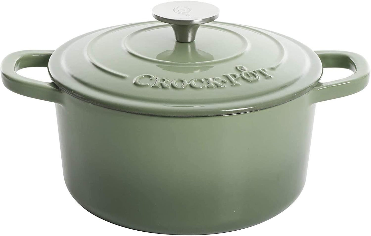 Crock-Pot 3 Quart Enameled Cast Iron Dutch Oven – Aqua Classic C171