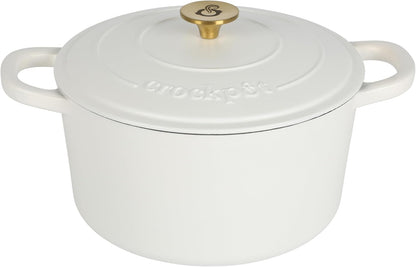 Crock-Pot 3 Quart Enameled Cast Iron Dutch Oven – Aqua Classic C171